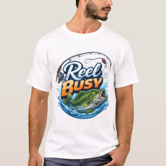 T-shirt REEL BUSY- Fishing Shirt