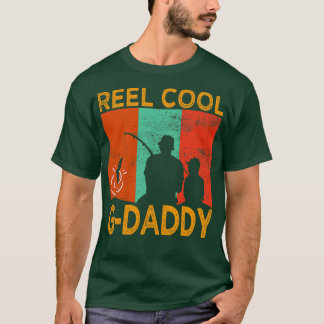 T-shirt Reel Cool Gdaddy Pêche papa Vintage Grandpa Fat