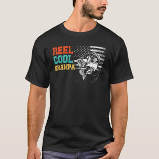 T-shirt Reel Cool Grampa Pêcheur Fête des pères de pêche 4