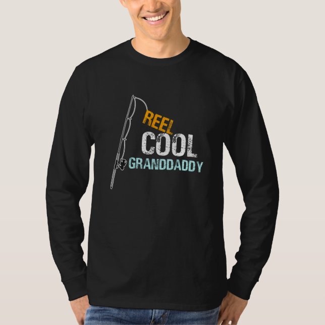 T-shirt Reel Cool Granddaddy Cadeaux de Grandgirl Gran (Devant)