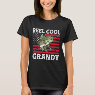 T-shirt Reel Cool Grandy 4 juillet Drapeau américain Patri