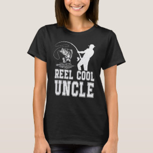 T-shirt Reel Cool oncle pêche Fête des pères de poisson pa