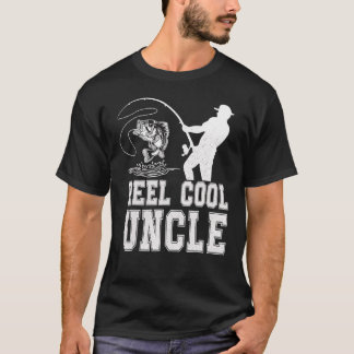 T-shirt Reel Cool oncle pêche Fête des pères de poisson pa