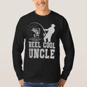 T-shirt Reel Cool oncle pêche Fête des pères de poisson pa
