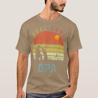 T-shirt Reel Cool Opa Fête des pères cadeau pour la pêche