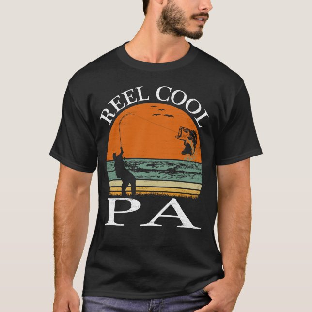 T-shirt Reel Cool Pa Fête des pères Cadeau (Devant)