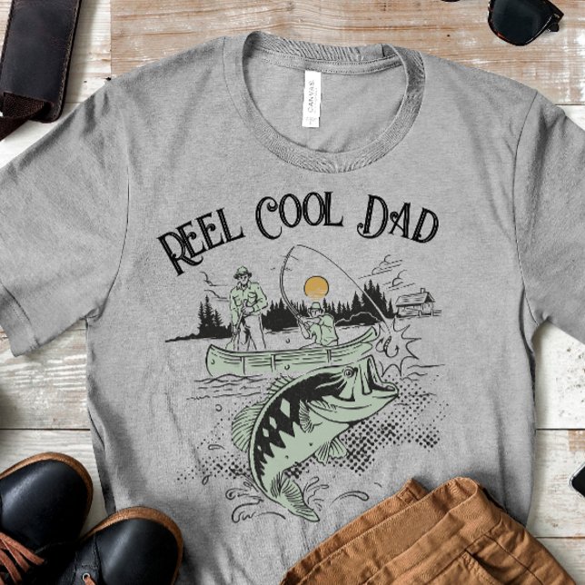 T-shirt Reel Cool Papa (Reel Cool Dad Father's Day Tshirt)