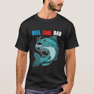 T-shirt Reel Cool Papa Chemise Papa Fête des pères Pêch