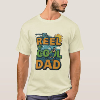 T-shirt Reel Cool Papa - Drôle Fête des pères de pêche Tee