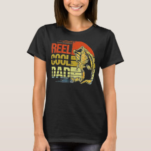 T-shirt Reel Cool Papa Fête des pères Vintage Pêche Papa F