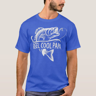 T-shirt Reel Cool Papa Funny Pêche papa Fête des pères Gi