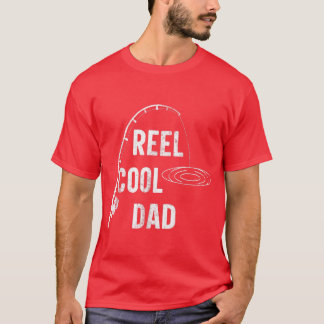 T-shirt Reel Cool Papa Pêche Amoureux Daddy Amusant Pères