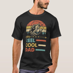 T-shirt Reel Cool Papa Pêche Fête des pères de l'aile de p