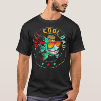 T-shirt Reel Cool Papa Pêche Fête des pères Design de Son