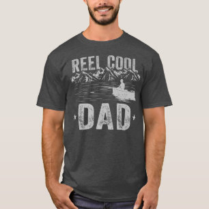 T-shirt Reel Cool Papa Pêche Papa Pêche Papa Poisson Amour