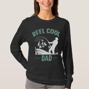T-shirt Reel Cool Papa Pêche Rure Structure Cuillère Papa