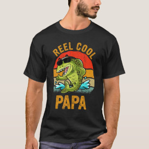 T-shirt Reel Cool Papa Pêche Vintage Fête des pères rétro