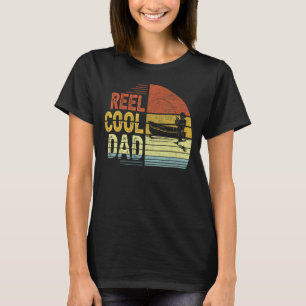 T-shirt Reel Cool Papa Pêche Vintage Retro Fête des pères
