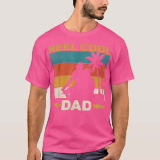 T-shirt Reel Cool Papa Pêcheur Daddy Fête des pères Pêche