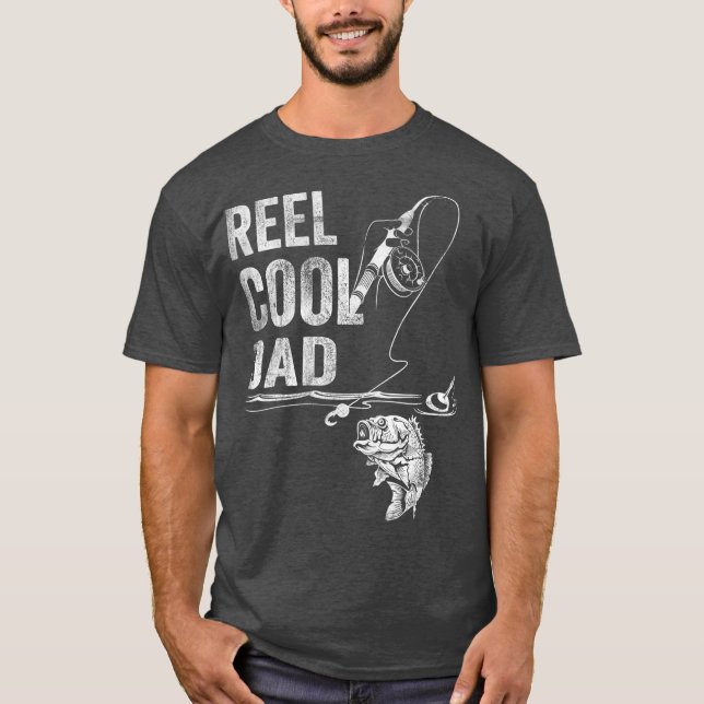 T-shirt Reel Cool Papa Poisson Fête des pères de pêche Cad (Devant)