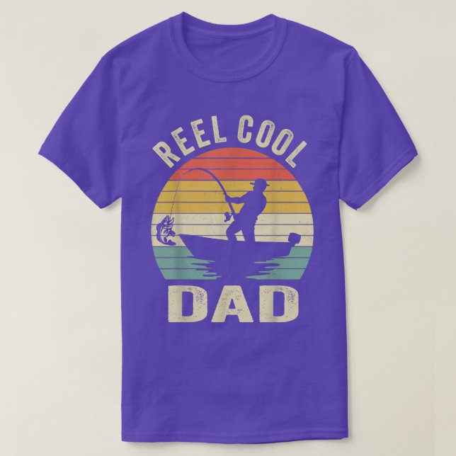 T-shirt Reel Cool PapaPêcher papa Fête des pères cadeau153 (Design devant)