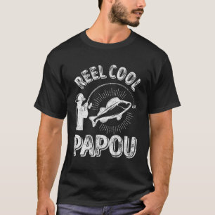 T-shirt Reel Cool Papou Chemise Funny Pêcheur Noël Gi