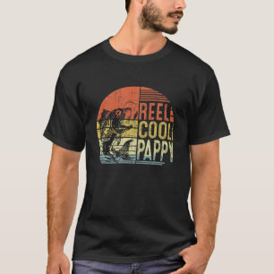 T-shirt Reel Cool Pappy Fishing Papa Cadeaux Fête des père