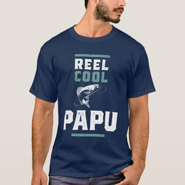 T-shirt Reel Cool Papu | Père et grand-père (Devant)