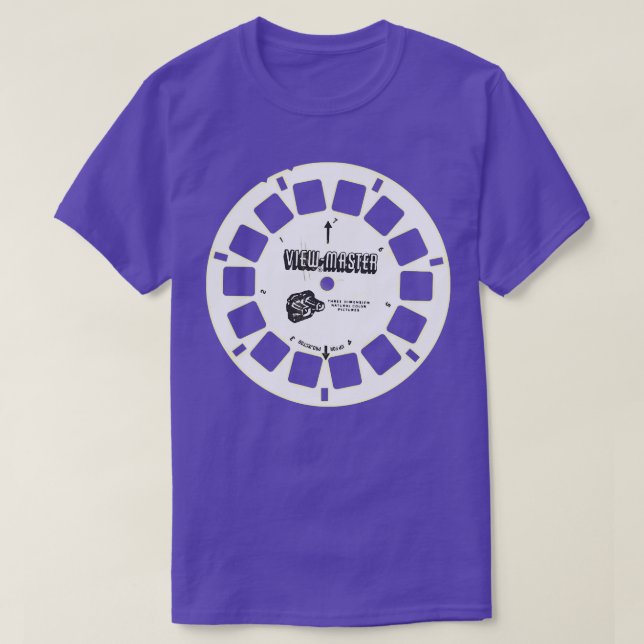 T-shirt Reel du visualiseur vintage (Design devant)