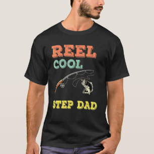 T-shirt Reel poisson Cool Pas papa Basse Pêche Stepdad Fis