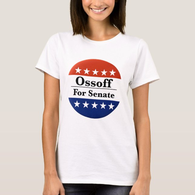 T-shirt Réélire le sénateur géorgien Jon Ossoff en 2026 (Devant)