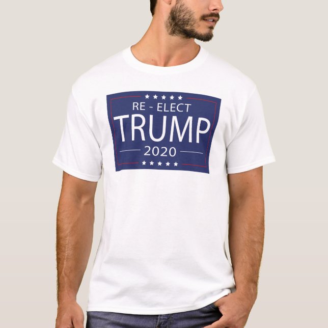 T-shirt Réélire Trump 2020  (Devant)