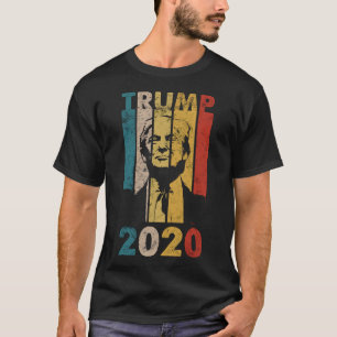 T-shirt Réélire Trump 2020 Vintage des élections 80 ans