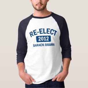 T-shirt Réélisez la chemise sportive de Barack Obama 201