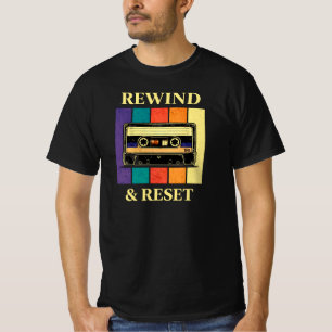 T-shirt Réenrouler et Réinitialiser Cassette Inspirante Me