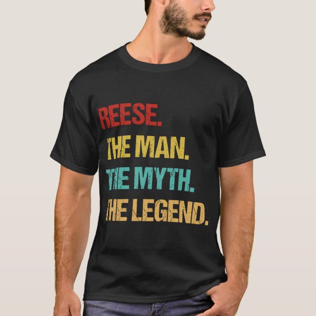 T-shirt Reese L'Homme Le Mythe La Légende (Devant)