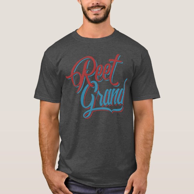 T-shirt Reet Grand Yorkshire Angleterre Slang Dialect (Devant)