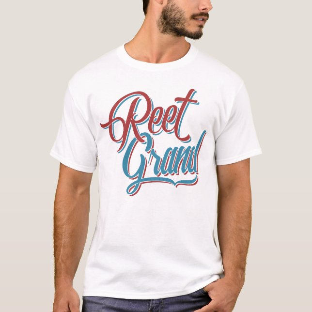 T-shirt Reet Grand Yorkshire Angleterre Slang Dialect (Devant)