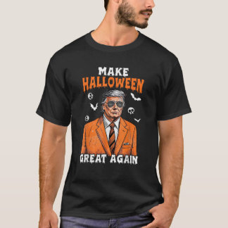 T-shirt Refaire Halloween Grande Encore Donald Trump Océan