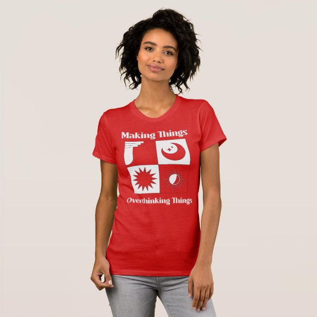 T-shirt Refaire les choses en les repensant (Devant entier)