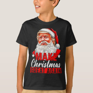 T-shirt Refaire Noël Grande Encore Santa Drôle Trump Xmas
