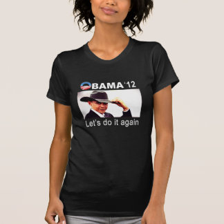 T-shirt Refaisons-le ! Cowboy Barack Obama 2012