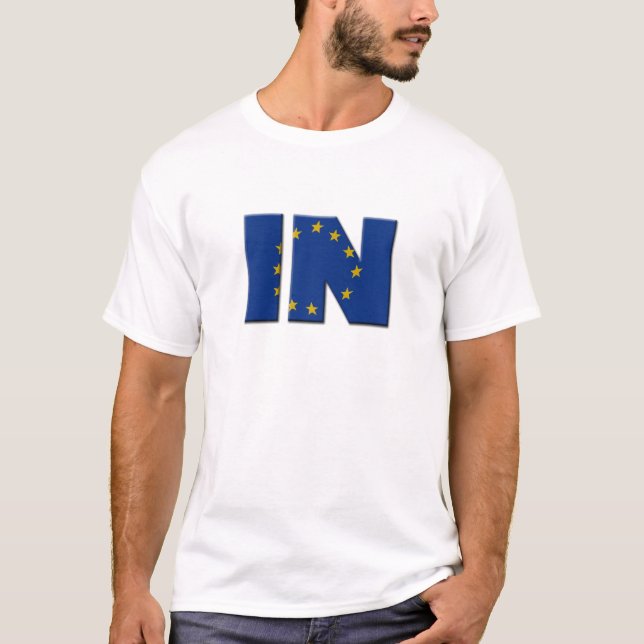 T-shirt Référendum britannique sur l'entrée et la sortie d (Devant)