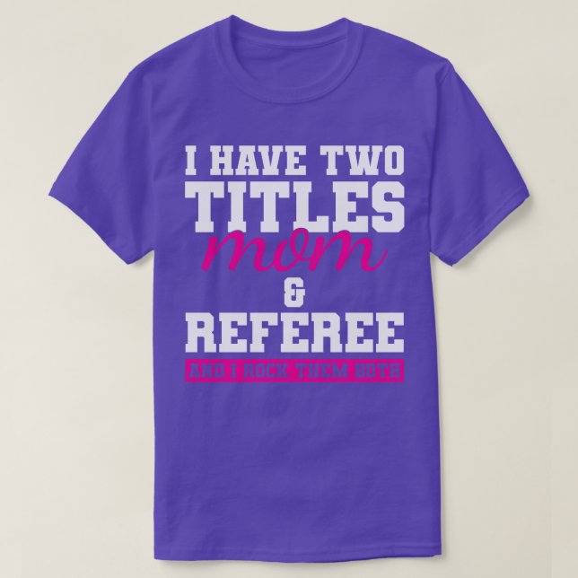 T-shirt Référent maman (Design devant)