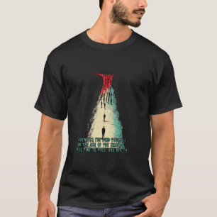 T-shirt Réfléchir à deux fois la sagesse de la citation de