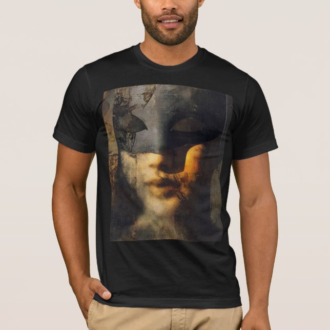 T-shirt Reflections of Intel — Gothic Surreal Wearable Art (Devant)