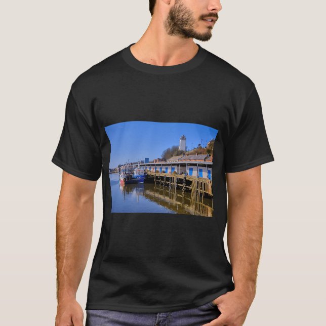 T-shirt Reflets de North Shields Fish Quay (Devant)