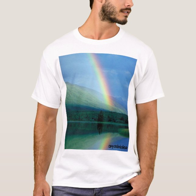 T-shirt Réflexion arc-en-ciel (Devant)