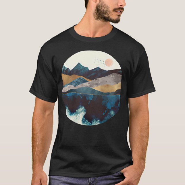 T-shirt Réflexion Blue Mountain (Devant)