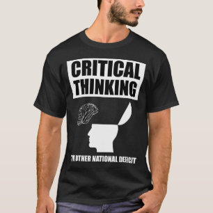 T-shirt Réflexion critique sur l'autre déficit national
